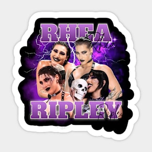 Rhea Ripley WWE Fandom Rhea Bloody Ripley Pro Wrestling Shirt T-Shirt Sticker